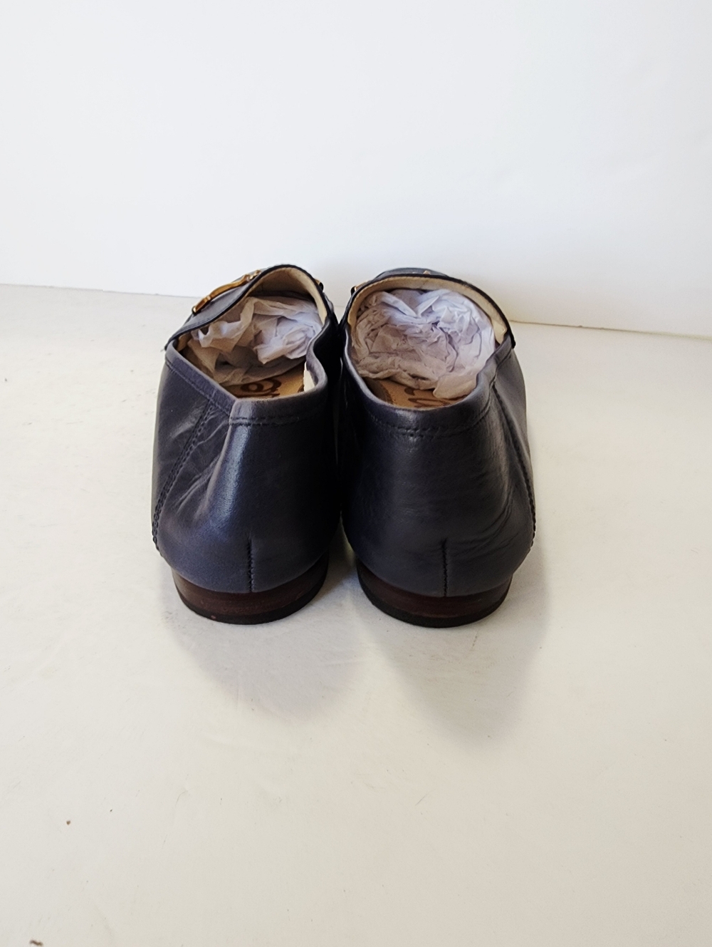 Sam Edelman Blue Lior Leather Horse Bit Loafer Size 8 - Picture 5 of 7